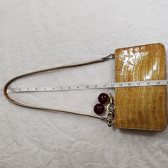 VTG FURLA Y2K  Crocs Soho/ Shoulder Bag - Picture 9 of 16